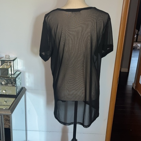 Occasion Black and Gold Graphic Relaxed T-Shirt size 2X - Picture 4 of 6